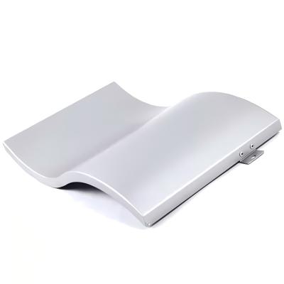 Single Double Curves Aluminum Veneer Curtain Wall Building Facade Hyperbolic Aluminum Panels