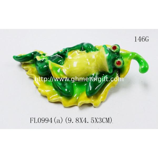 Frog enamel trinket jewelry box frog shape fancy jewelry gift box for Jewerly