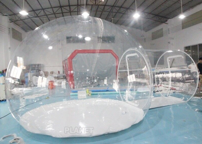 шатер купола пузыря PVC 0.8mm прозрачный раздувной