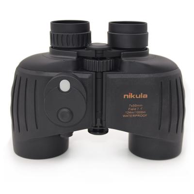 Rangefinder impermeável de pouco peso militar do compasso dos binóculos 7x50