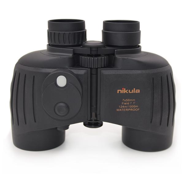 Rangefinder impermeável de pouco peso militar do compasso dos binóculos 7x50