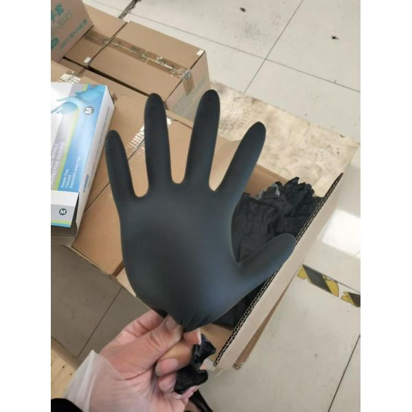 Disposable Nitrile Gloves with AQL 1.5 Standard Latex-Free and Textured Fingertips for Enhanced Grip
