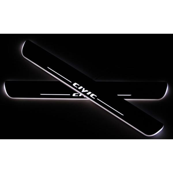 Honda Civic custom car door welcome LED lights auto light sill pedal