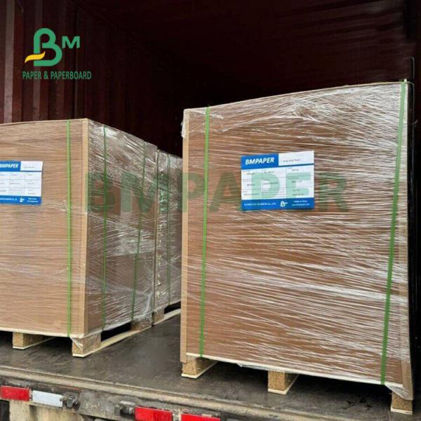 Papel resistente a la grasa de Kraft marrón de 38 gramos - 50 gramos para cubos de cestas de alimentos