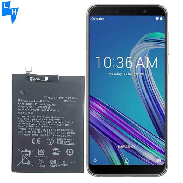 5000mAh C11P1706 Cell Phone Battery for ASUS ZenFone Max Pro ZB602KL High Capacity
