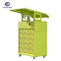 Station de remplacement de batterie verte 72V 20AH 15 Station de remplacement de batterie à fente