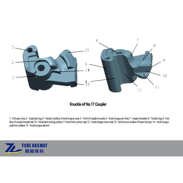 Кулачок сцепки китайской железной дороги No.13 16 17 Кулачок крюка