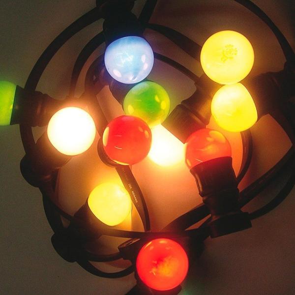 Belt light,  2x1.5mm rubber cable, party light, festoon lighting, B22/E27 socket, DIY socket, IP44, CE