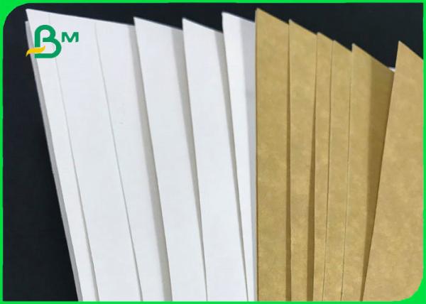 Forro superior branco da polpa de madeira 250gsm do Virgin 300gsm Kraft para a caixa dos pacotes