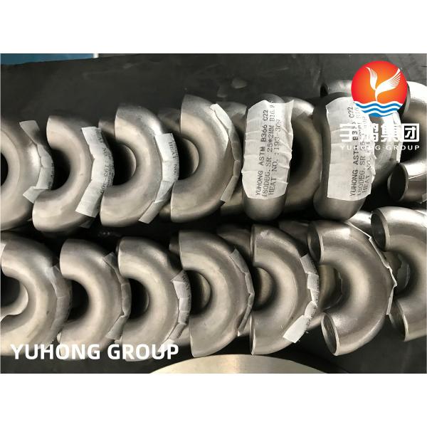 ASTM B366 Hastelloy C22 180° Elbow Long Radius Butt Weld Fitting
