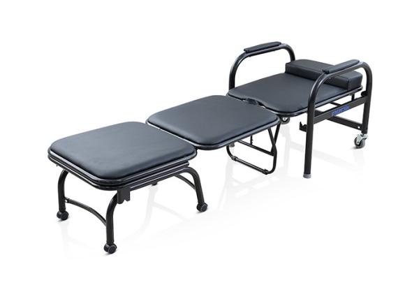 Foldable Patient Sleeping Reception Hospital Bedside Chairs