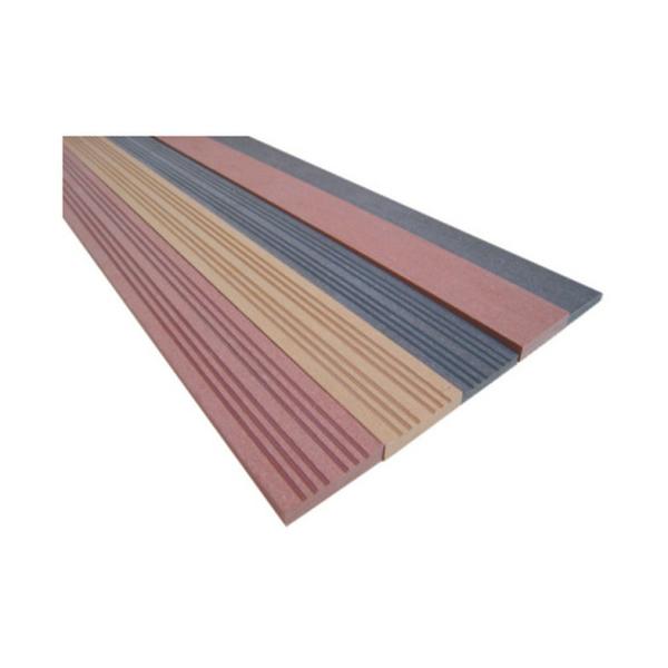 White wood stair railing Outdoor with Durable Wood Plastic Compsite Material