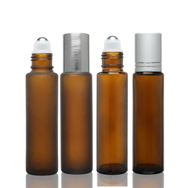 Круг ролик 15 Ml разливает янтарные замороженные бутылки по бутылкам для упаковки масла духов