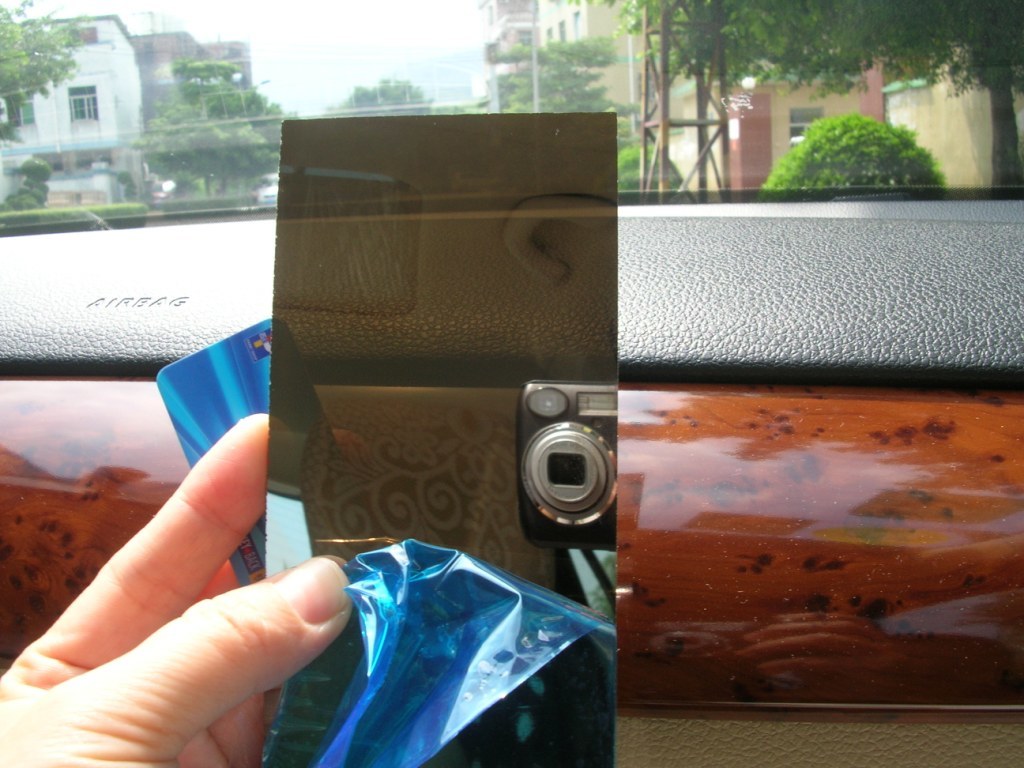 Half Transparency Acrylic Two Way Mirror 3mm Double Sided Mirror Customization