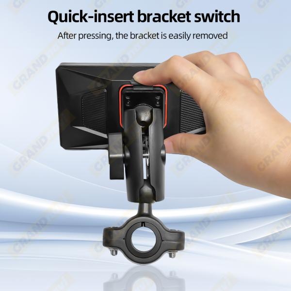 6 inch motorcycle carplay navigation screen 1080P high-definition lens waterproof motorcycle parking monitoring tire pressure detection recorder