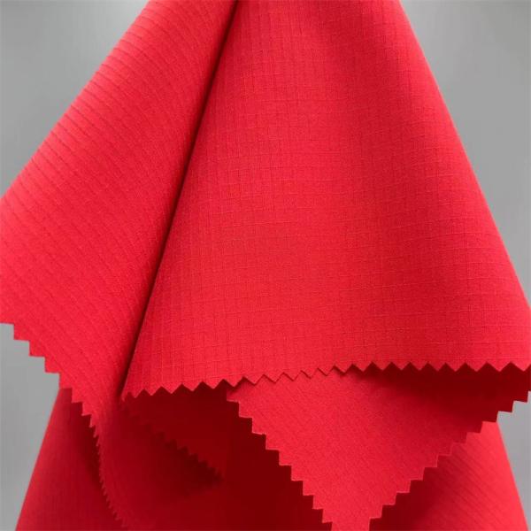75D Dual Line Grid Fabric 75D+40D*75D+40D/2 92% Polyester 8% Spandex 133GSM 57 58
