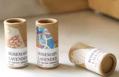 Cylindrical Eco Friendly Paper Tube Packaging Food Grade For Skincare