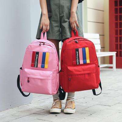 European and American style backpack male large capacity student bag for lovers campus trip popular logo backpack