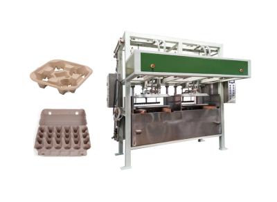 Linha de produção renovável moldada papel 1500pcs/hr da caixa de ovo 100kw
