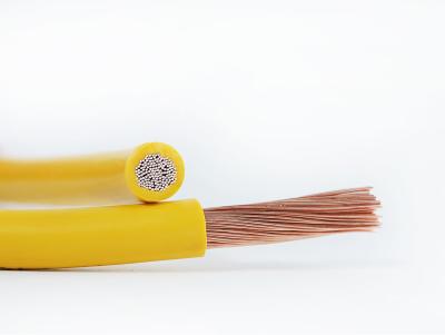 300V 105℃ UL wire UL1569 Electrical Cable with UL certificated 4AWG in Yellow Color, E312831 ECHU UL Cable