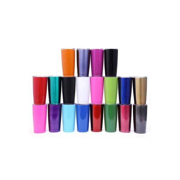 20 Ounce Stainless Steel Tumbler Cups Long Use Time Anti Skid Design