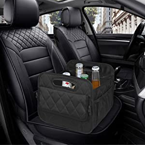 Car Trunk Organzier For Suv, Car Organziers And Storage With 6 Big Pocket, Car Accessories For Women/Men