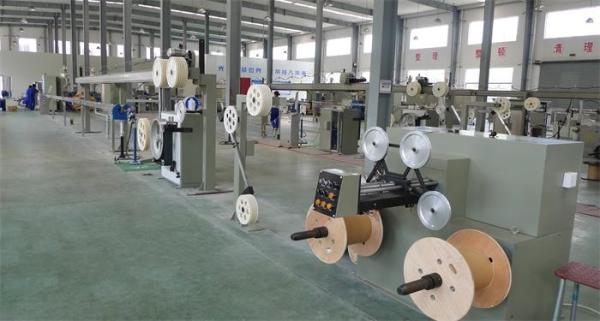Fiber Optic Drop / FTTH / Premises Cable Making Equipment Jacketing Machine 80rpm