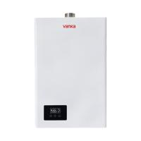 White 16L Digital Thermostatic Gas Water Heater with Single Flue Design Energy Saving and Quiet Operation