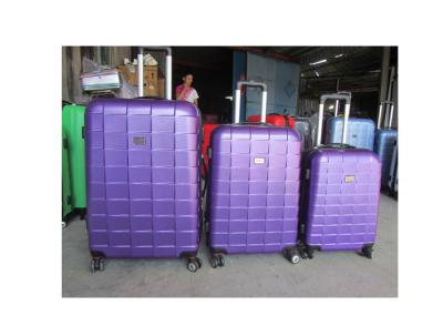 ABS Suitcases Lightweight Carry On Luggage Trolley Bag Set With 4 Airplane Wheels