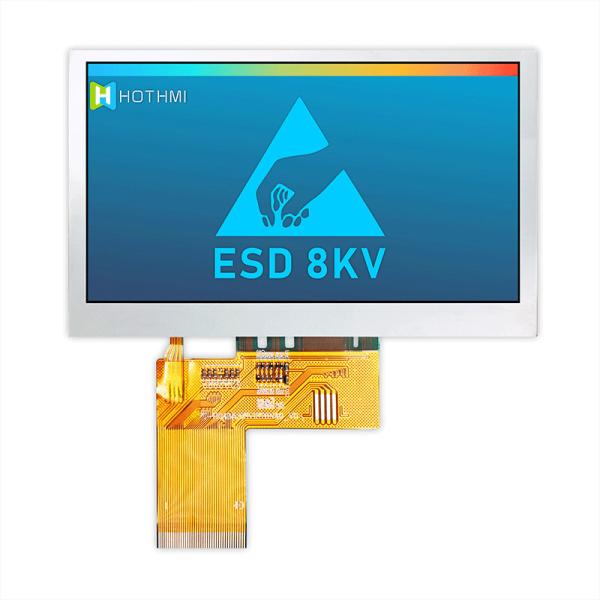 Пикселы TFT-H043A10SVIST6N40 дисплея 800x480 4,3 дюймов TFT LCD солнечного света читаемые