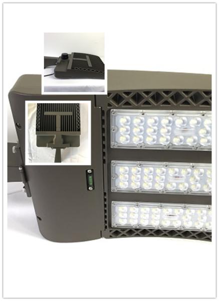 Fan - Shaped LED Shoebox Retrofit Kit , 36000LM 300W LED Parking Lot Light Fixtures