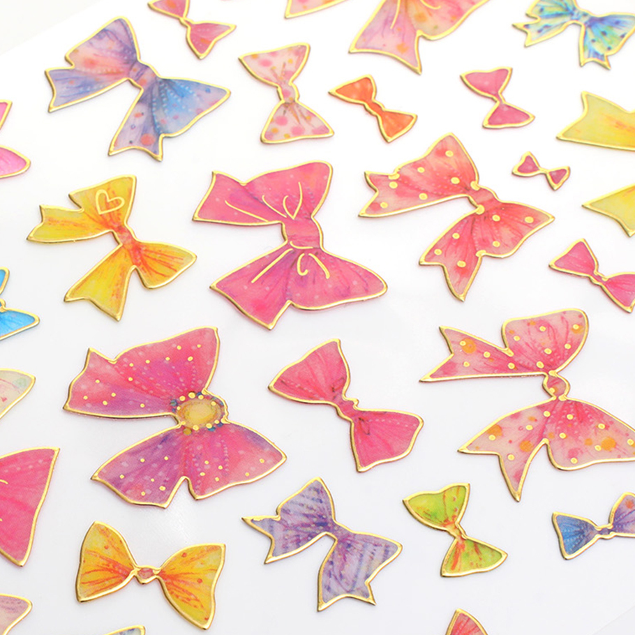 Custom Foil Stamping Stickers OEM ODM Metallic Shiny Foil Sticker For Gift Box Decoration