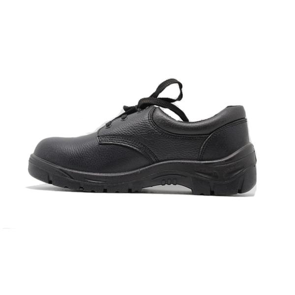 PU Coated Steel Toe Anti Static Black Police Sneakers By Miner Outsole Basic Style