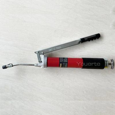 Single Double Piston Heavy Duty Grease Gun Cast Iron Head Construction 600cc Hand Operated