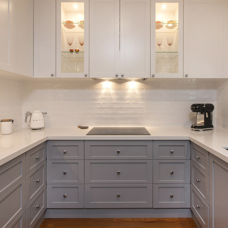 American Kitchen Cabinet Kitchen Units Set Furniture Cabinet with Modern Design Style