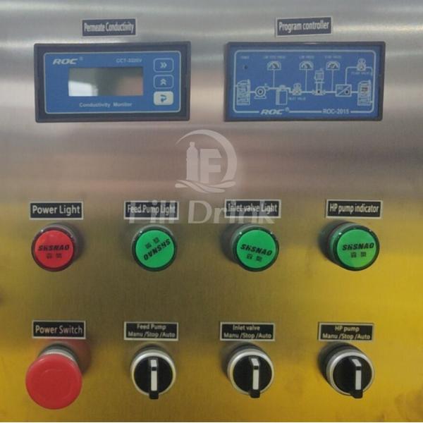 3TPH Industrial Ultrafiltration Systems Stainless Steel 304 UF System Water Treatment