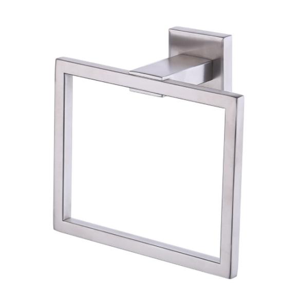 Stainless Steel Towel Ring Rack Tissue Paper Holder  Wall Mounted  Bathroom Accessories Set