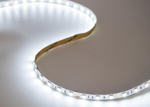 Ribbon Outdoor Cool White Led Strip , Self Adhesive Tape LED Strip Lights 12V 60Led/M