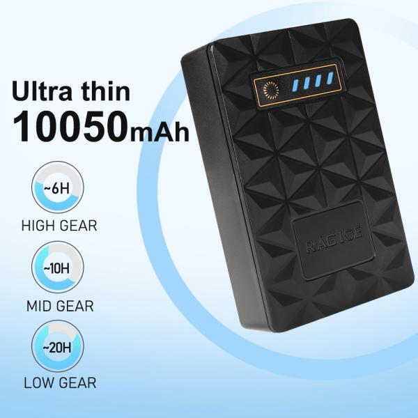 2A 5 Volt Battery Pack Power Bank For Heated Vest 10050mAh 36.18Wh