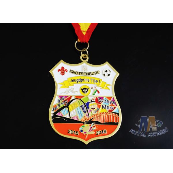 Fashionable Design Enamel Medals 3d Medals 12 Colors And Gold Plating