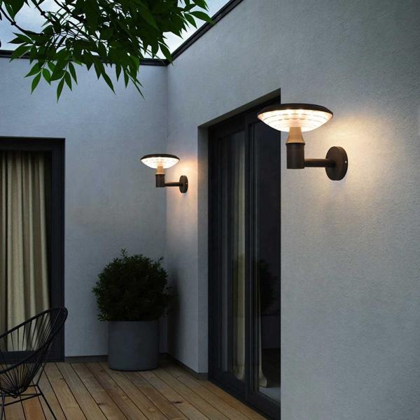 Lumière murale extérieure moderne pour jardin d'éclairage