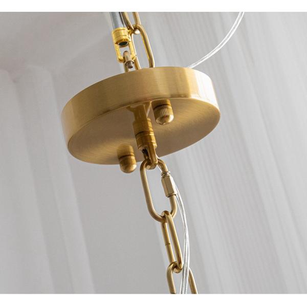 Luxury Villa Living Room Chandelier Glass Lampshade Fancy Chandelier(WH-CY-246)