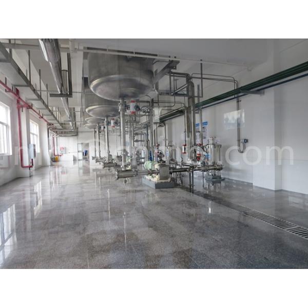 PLC Control Liquid Detergent Production Line , Detergent Soap Making Machine