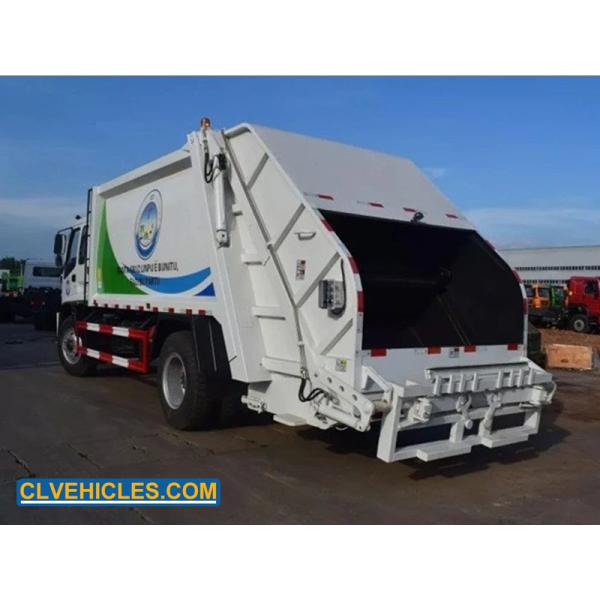 FTR 12CBM 205Hp ISUZU Garbage Truck Diesel Compressed Garbage Truck