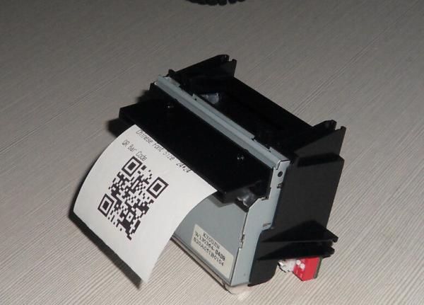 2 Inch Self - Service Ticket Kiosk Thermal Printer , Ultra high speed max150 mm/s