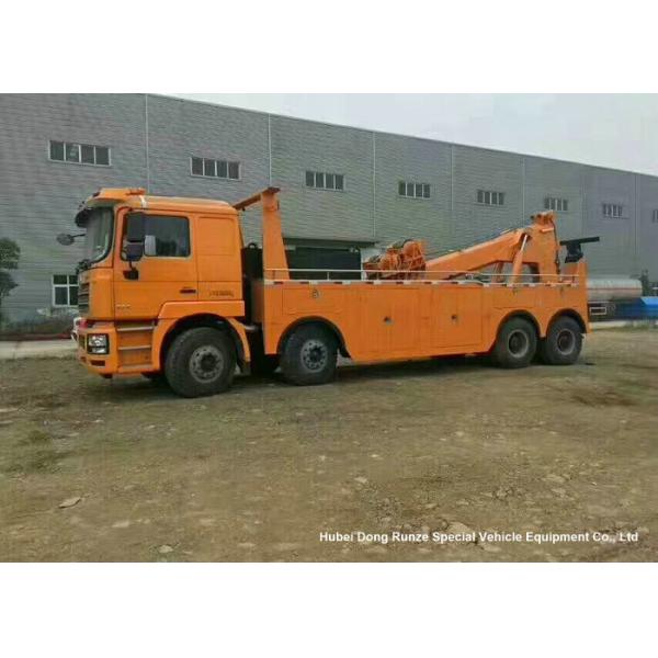 SHACMAN F3000 8x4 Heavy Duty Tow Truck Wrecker 31 Ton For Road Recovery