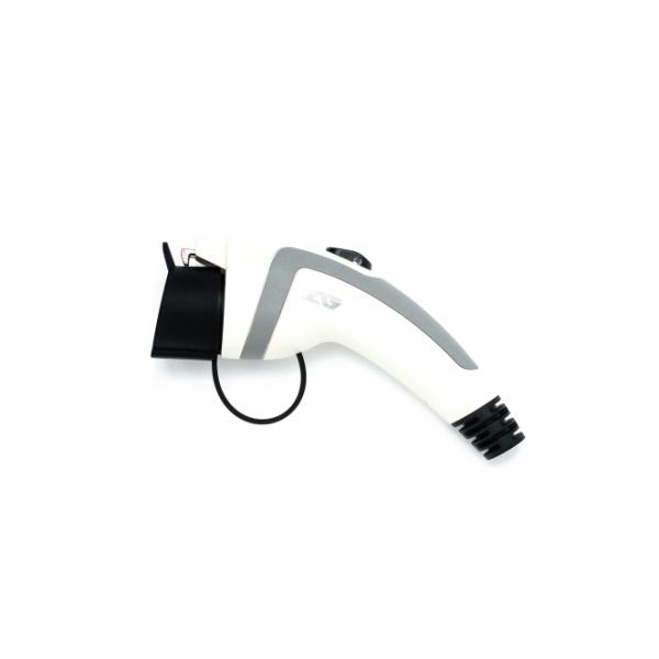 White 16A 1 Phase EV Charger Extension Cord For Car Charger Flexible Duranble