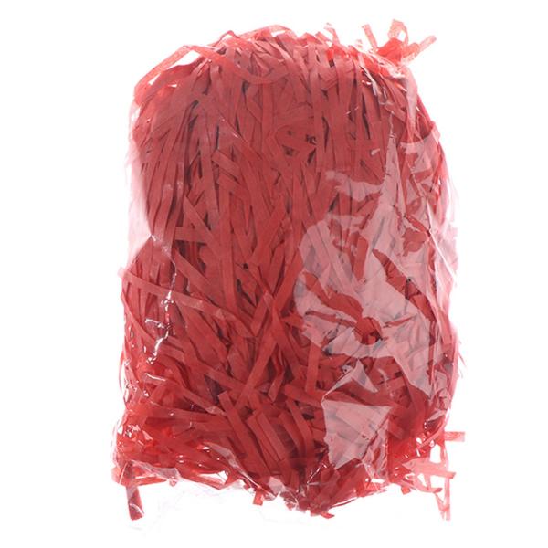 Decorative White Red Blue 50g Shredded Crinkle Paper Gift Wrapping