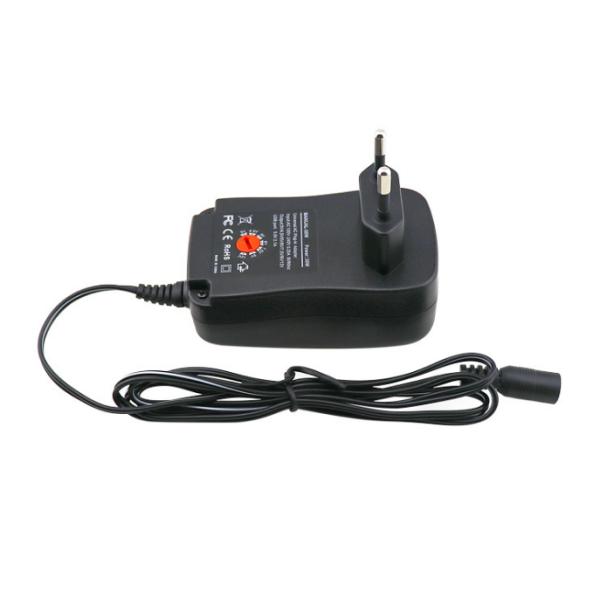 DC Output 30W Universal Power Supply Adapter 100-240V AC 3V-12V Adjustable Multiple Tips