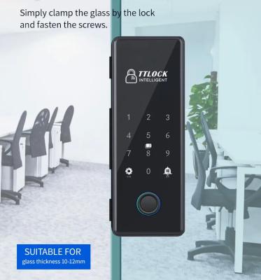 TTLock Punch Free Office Digital Door Lock Biometric Smartphone Card Code Access